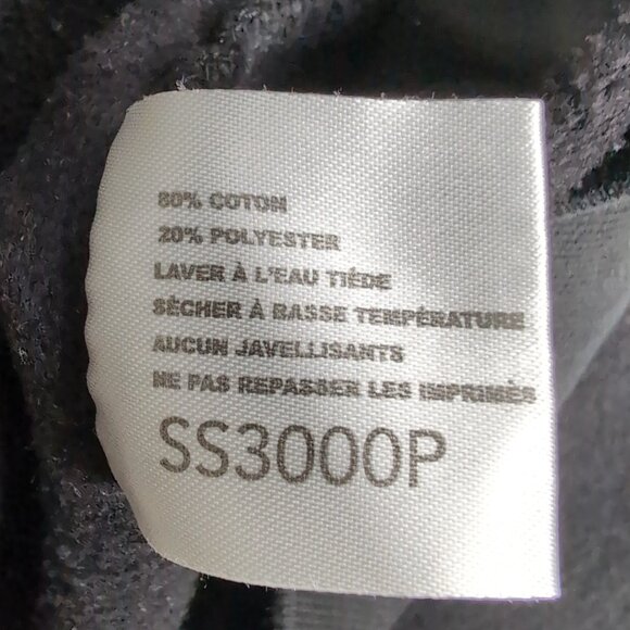 Grizzly Grip Tape Men's Black Crewneck Pullover Graphic Logo Spellout, Size XL - Picture 5 of 7